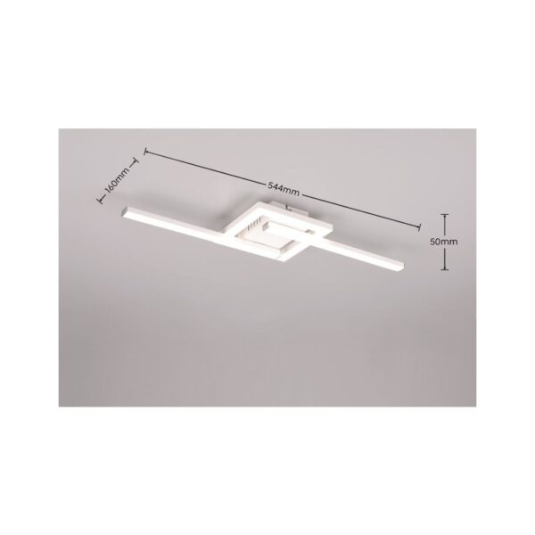 Trio Reality TR67303131 LED přisazené stropní svítidlo VIALE | 17W integrovaný LED zdroj | 1950lm | 4000K