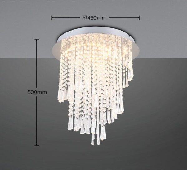 Trio Reality TR67349106 LED přisazené stropní svítidlo POMP | 30W integrovaný LED zdroj | 4000lm | 2700-6500K