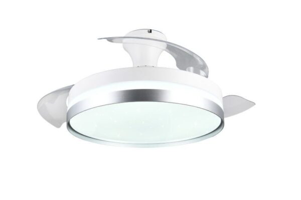 Trio Reality TR67382187 LED ventilátor s osvětlením LINDBERG  | 35W integrovaný LED zdroj | 4050lm