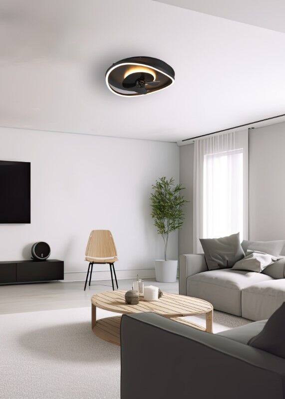 Trio Reality TR67393132 LED ventilátor s osvětlením SORTLAND | 30W integrovaný LED zdroj | 3500lm | 2700-6500K