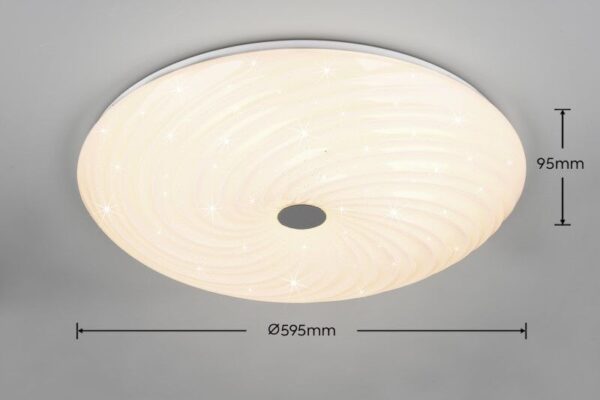 Trio Reality TR67695800 LED přisazené stropní svítidlo GRAVITY  | 45W integrovaný LED zdroj | 5300lm | 2700-6500K