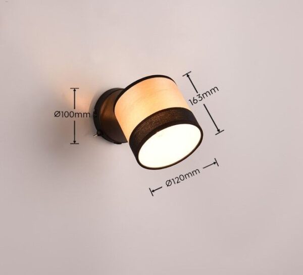 Trio Reality TR81661732 bodové nástěnné svítidlo BOLZANO E14