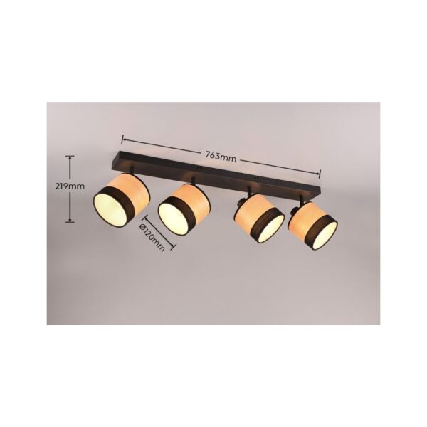 Trio Reality TR81664032 bodové stropní svítidlo BOLZANO E14