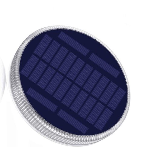 Immax 08494L LED solární nízkonapěťové venkovní svítidlo TERRACE ROUND | 1,5W integrovaný LED zdroj | 15lm | 4000K