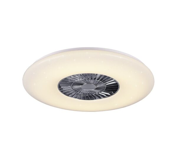 Trio R62402906 LED svítidlo s ventilátorem Visby 1x60W | 4400lm | 3000-6500K - nastavitelné, s dálkovým ovladačem