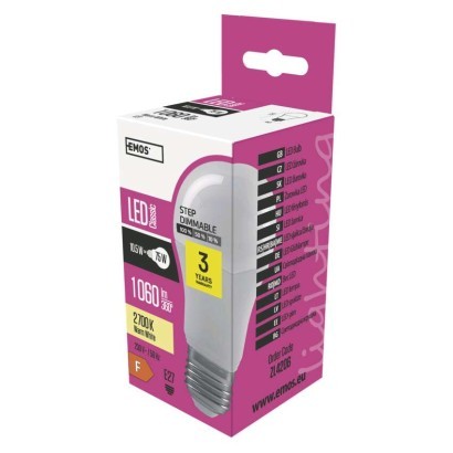 EMOS ZL4206 LED žárovka Classic | 11W E27 | 1060lm | 2700K