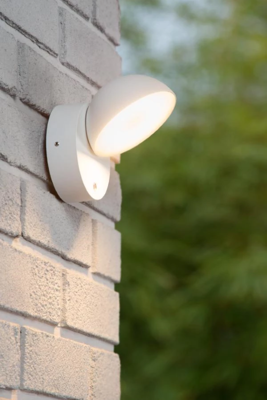 Lucide L228651231 LED venkovní nástěnné svítidlo FINN | 12W integrovaný LED zdroj | 1200lm | 3000K