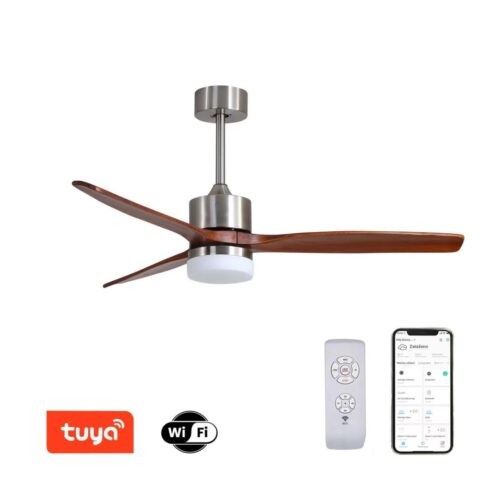 Immax NEO LITE 07165-S LED ventilátor s osvětlením ELEGANTE | 18W integrovaný LED zdroj | 1500lm | 3000-6000K