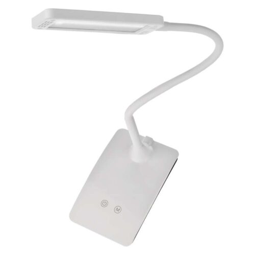 EMOS Z7599W LED stolní lampička Eddy | 6,5W integrovaný LED zdroj | 480lm | 3000K