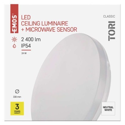 EMOS ZM4329 LED stropnice | 24W integrovaný LED zdroj | 2400lm | 4000K