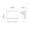 EMOS ZS2511 LED reflektor TAMBO | 10,5W integrovaný LED zdroj | 800lm | 4000K