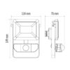 EMOS ZS2910 LED reflektor ILIO | 10,5W integrovaný LED zdroj | 950lm | 4000K