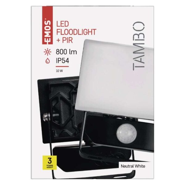 EMOS ZS2911 LED reflektor TAMBO | 10,5W integrovaný LED zdroj | 800lm | 4000K