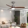 Immax NEO LITE 07165-S LED ventilátor s osvětlením ELEGANTE | 18W integrovaný LED zdroj | 1500lm | 3000-6000K