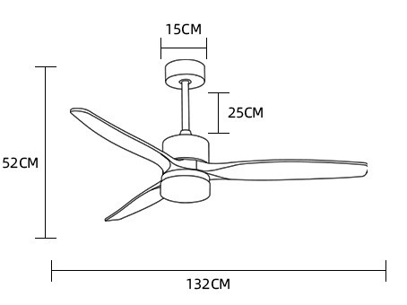 Immax NEO LITE 07165-S LED ventilátor s osvětlením ELEGANTE | 18W integrovaný LED zdroj | 1500lm | 3000-6000K
