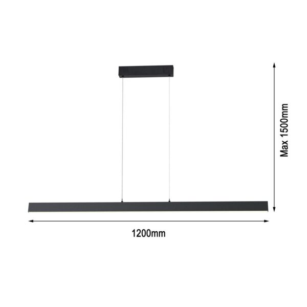 Immax NEO LITE 07234L LED závěsné stropní svítidlo TRIANGOLO | 28W integrovaný LED zdroj | 1960lm | 3000-6000K