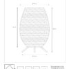 Lucide L038435030 LED venkovní stolní svítidlo COLIN | 3W integrovaný LED zdroj | 180lm | 3000K