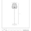 Lucide L038458172 stojací lampa NERIDA E27
