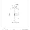 Lucide L148270131 venkovní nástěnné svítidlo PRIVAS E27