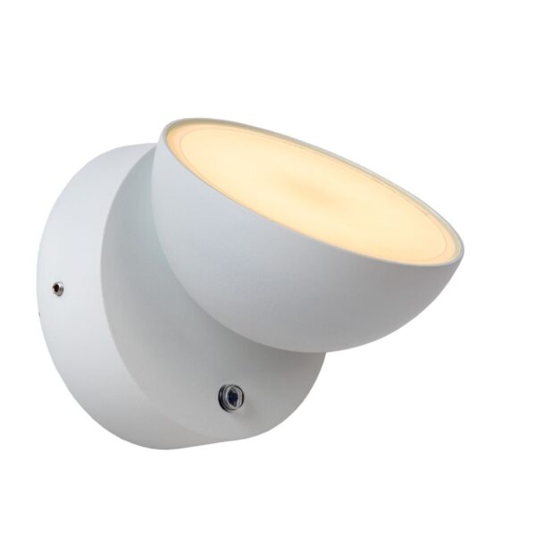 Lucide L228651231 LED venkovní nástěnné svítidlo FINN | 12W integrovaný LED zdroj | 1200lm | 3000K