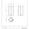 Lucide L278210130 venkovní stropní svítidlo GARLAND E27