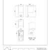 Lucide L698030230 venkovní nástěnné svítidlo ZARO IR GU10