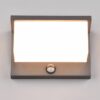 Trio 240969142 LED nástěnné svítidlo Nestos 1x13W | 1300lm | 3000K | IP54 - senzor pohybu, antracit