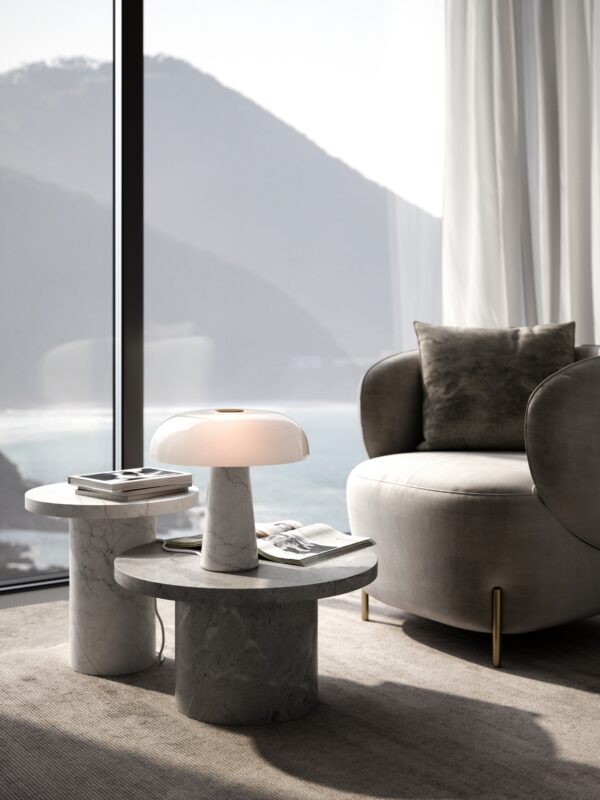 Nordlux Glossy (bílá) mramor, sklo IP20 2020505001