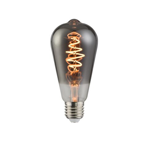 Nordlux LED žárovka Spiral Deco Edison Smokey 4,5W E27 1800K (kouřová) Dekorativní žárovky sklo 2080072747