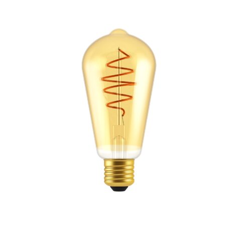 Nordlux LED žárovka Spiral Deco Edison Gold 4,9W E27 2200K (zlatá) Dekorativní žárovky sklo 2080062758