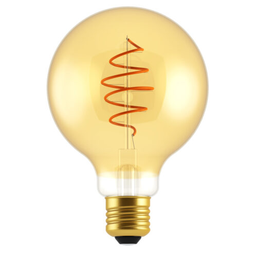 Nordlux LED žárovka Spiral Deco Globe 4,9W E27 2000K (zlatá) Dekorativní žárovky sklo 2080222758