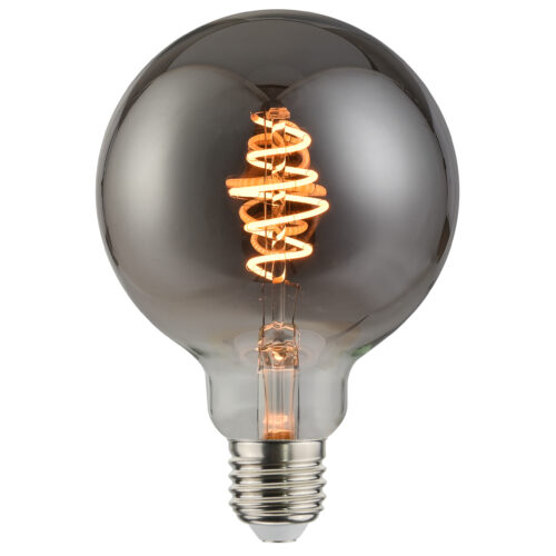 Nordlux LED žárovka Spiral Deco Globe 4,5W E27 1800K (kouřová) Dekorativní žárovky sklo 2080232747