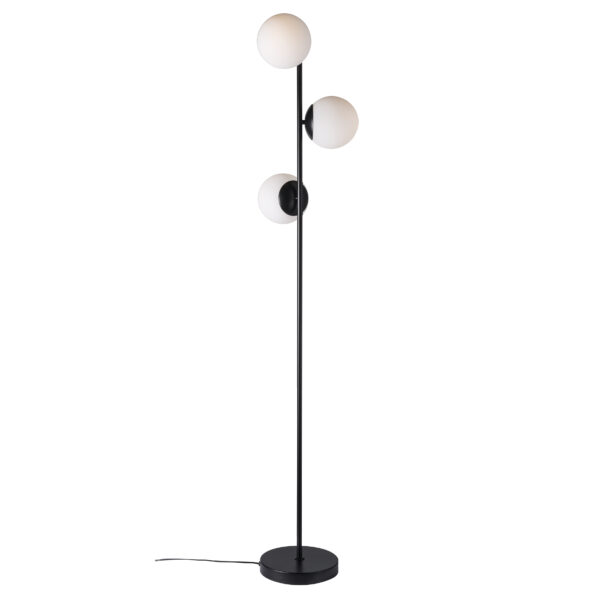Nordlux Lilly (opálové sklo, černá) kov, sklo IP20 48613003