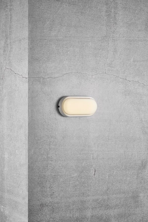 Nordlux Cuba Bright Oval (bílá) Venkovní nástěnná svítidla plast, kov IP54 2019191001