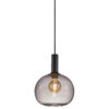 Nordlux Alton (Ø25cm) kouřové sklo, černá sklo, kov IP20 47313047