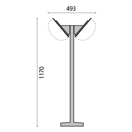PALO CHIP M2 NERO 000998