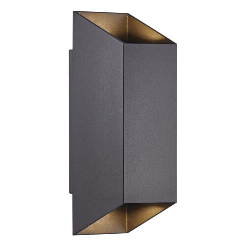 Nordlux Nico Square (černá) Venkovní nástěnná svítidla hliník, sklo IP54 2218221003