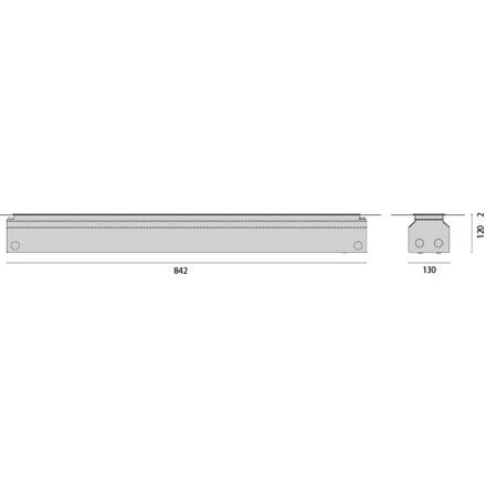 RECESSED BOX L842 STRIP SQ I 310423