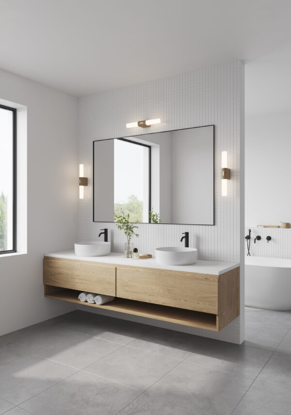 Nordlux Helva Double Basic (dřevo) plast IP44 2015311004