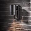 Nordlux Tin Maxi Sensor (černá) Venkovní nástěnná světla s čidlem kov, sklo IP54 21509103
