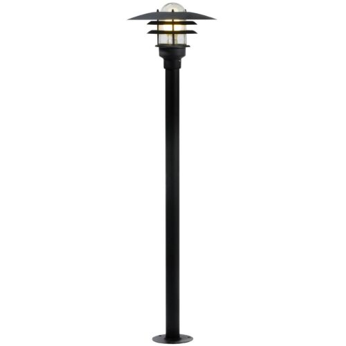 Nordlux Lønstrup 32 (černá) Venkovní zahradní sloupky kov, sklo IP44 71428003