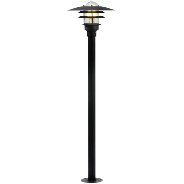 Nordlux Lønstrup 32 (černá) Venkovní zahradní sloupky kov, sklo IP44 71428003