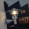Nordlux Lønstrup 32 Sensor (galvanizovaná ocel) Venkovní nástěnná světla s čidlem kov, sklo IP44 71412031