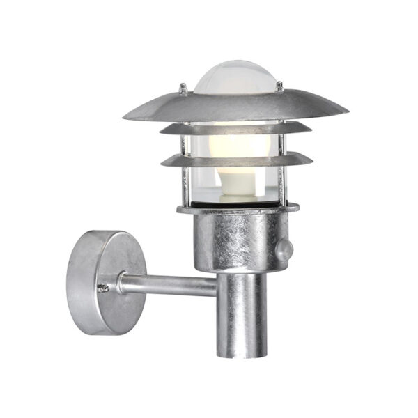 Nordlux Lønstrup 22 Sensor (galvanizovaná ocel) Venkovní nástěnná světla s čidlem kov, sklo IP44 71432031