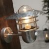 Nordlux Agger Sensor (galvanizovaná ocel) Venkovní nástěnná světla s čidlem kov, sklo IP54 74501031