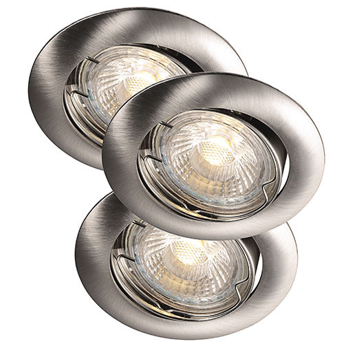 Nordlux Recess 3-KIT (broušená ocel) kov IP23 84650032