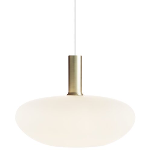 Nordlux Alton (Ø35cm) opálové sklo, mosaz/černá sklo, kov IP20 48973001
