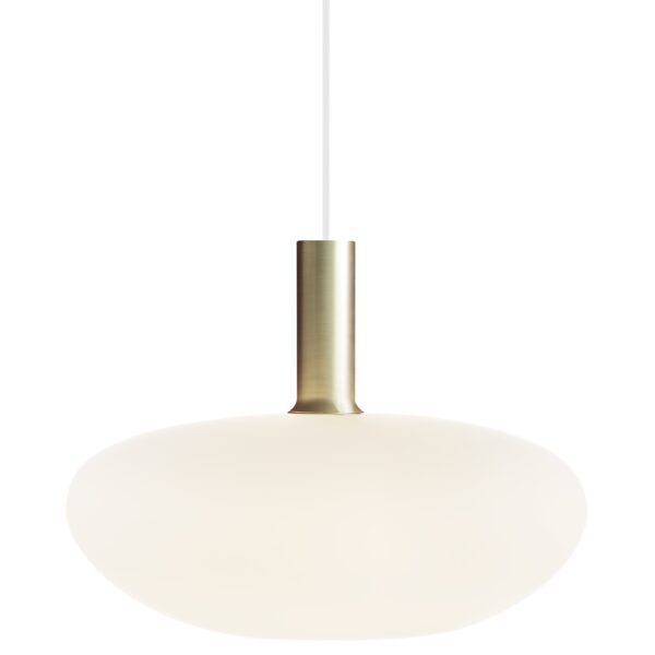 Nordlux Alton (Ø35cm) opálové sklo, mosaz/černá sklo, kov IP20 48973001