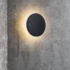 Nordlux Artego Round (černá, opálové sklo) Venkovní nástěnná svítidla hliník, plast IP54 46941003