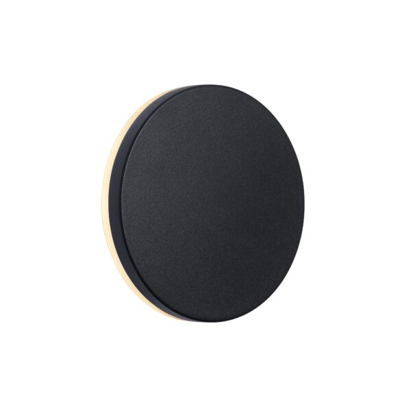 Nordlux Artego Round (černá, opálové sklo) Venkovní nástěnná svítidla hliník, plast IP54 46941003